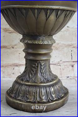 16 West Art Deco/Nouveau Bronze Vase Pot Metal Brass Sculpture Figurine Deco NR