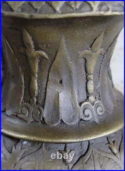 16 West Art Deco/Nouveau Bronze Vase Pot Metal Brass Sculpture Figurine Deco NR