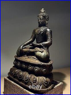 19th-century Tibetan Antique Tsongkhapa Sculpture from U. S. Personal collection