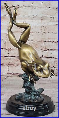 Animal Bronze Decorative Statue Brass Toad Figurine Tibetan Collectible Sale