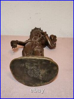 Antique 13 Bronze Brass Parvati Shiva Buddhist Hindu Femal Goddess Deity Statue