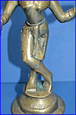 Antique 19th Century Indian Bronze / Brass Statue of Hindu Deity, c1890