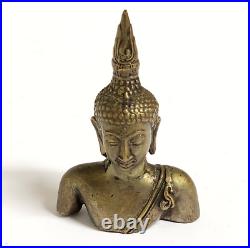 Antique Hand Crafted Bronze Buddah Statue Sculpture Brass 5 Very Rare