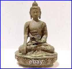 Antique Tibetan Buddhism Bronze Heavy Brass Shakyamuni Statue Figurine Asian 9