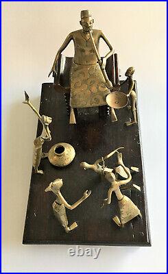 Antique / Vintage African Tribal, Brass / Bronze Figural Group