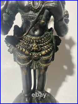 Asian bronze brass Hanuman figure statue monkey man God Hindu Hinduism Shiva