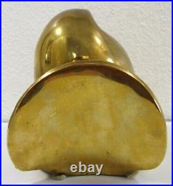 Barbara Hepworth Signed Pair of Modernist Art Brass over Bronze Dove Sculptures