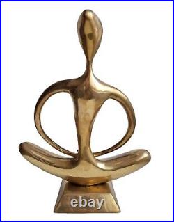 Brass Sculpture Yoga, Middle 20. Century (#17056)