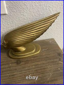 Bronze/brass Art Deco Flying Lady Bust Statue Car Mascot