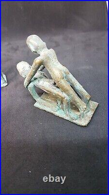 Bronze /brass Asian Erotic Miniature Statues
