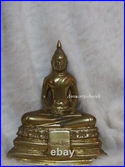 Buddha statue small Buddha Sothon, brass alloy, thailand, 2193