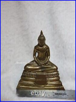 Buddha statue small Buddha Sothon, brass alloy, thailand, 2193