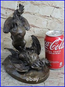 Chinese Traditional Culture Brass Bronze statue Roosters statue sculpture