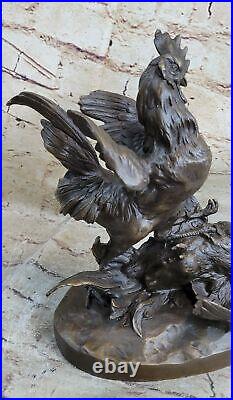 Chinese Traditional Culture Brass Bronze statue Roosters statue sculpture