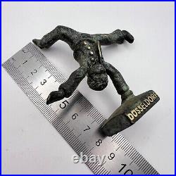 Dusseldorf Vintage Miniature Bronze Brass Figure Statue Acrobat Souvenir Germany