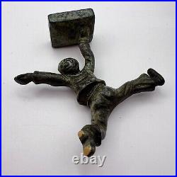 Dusseldorf Vintage Miniature Bronze Brass Figure Statue Acrobat Souvenir Germany