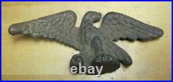 Eagle Antique Paperweight Decorative Art Statue Bronze Brass Old Detailed Bird