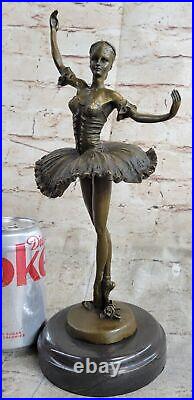 European Made Folk Culture Handmade Bronze Brass Ballerina Sculpture Figure Sale