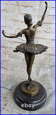 European Made Folk Culture Handmade Bronze Brass Ballerina Sculpture Figure Sale