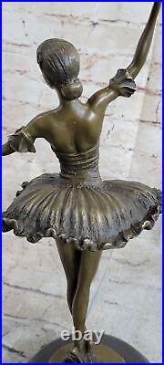 European Made Folk Culture Handmade Bronze Brass Ballerina Sculpture Figure Sale