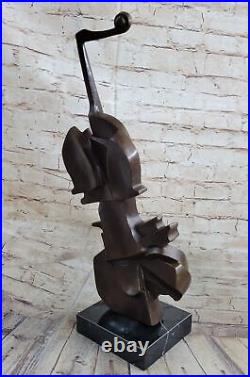 Heavy Brass Bronze Metal Cello Music Figure Figurine Statue Ornament By Dali