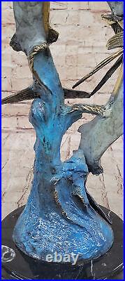 Limited Edition Bronze/Brass Sailfish Swordfish Statue Handcrafted Decor