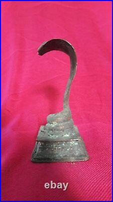 Lord Shiva Lingam Antique Brass Bronze Hindu Statue Figurine Idol Sculpture b11