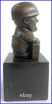 Male Sculpture Art Collection Worker Home Decoration Brass Statue Figurine