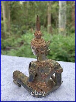 Three Vintage Hindu Bronze Brass Statues