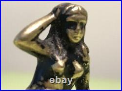 Vintage Beautiful Austria Bronze Brass Lady Nude Miniatures Lot Figurines Statue