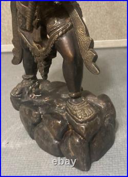 Vintage Brass/Bronze Hanuman Statue Lord, Buddhist, Monkey