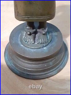 Vintage Brass/Bronze Standing Naga Warrior Figure India/Nepal