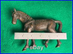 Vintage Chinese Bronze Brass Horse Statue Figurine