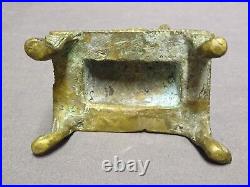 Vintage Detailed Cast Bronze or Brass Hindu Figure God Deity 5.5